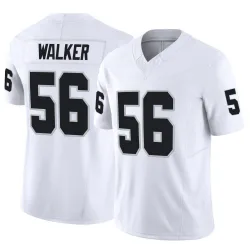 Men's Jailin Walker Las Vegas Raiders No.56 Limited Vapor F.U.S.E. Jersey - White