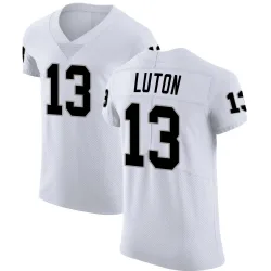 Men's Jake Luton Las Vegas Raiders No.13 Elite Vapor Untouchable Jersey - White