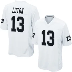 Men's Jake Luton Las Vegas Raiders No.13 Game Jersey - White