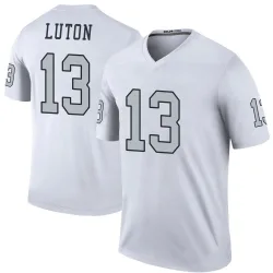 Men's Jake Luton Las Vegas Raiders No.13 Legend Color Rush Jersey - White