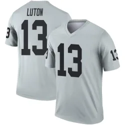 Men's Jake Luton Las Vegas Raiders No.13 Legend Inverted Silver Jersey