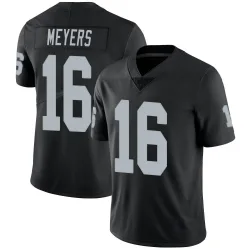 Men's Jakobi Meyers Las Vegas Raiders No.16 Limited Team Color Vapor Untouchable Jersey - Black