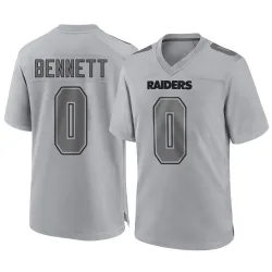 Men's Jakorian Bennett Las Vegas Raiders No.0 Game Atmosphere Fashion Jersey - Gray