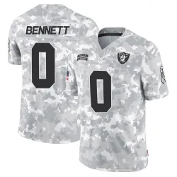 Men's Jakorian Bennett Las Vegas Raiders No.0 Limited 2024 Salute to Service Jersey - Arctic Camo