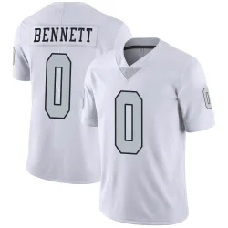 Men's Jakorian Bennett Las Vegas Raiders No.0 Limited Color Rush Jersey - White