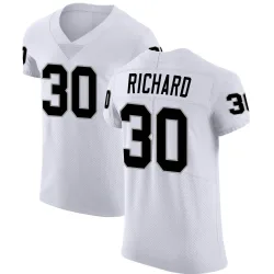 Men's Jalen Richard Las Vegas Raiders No.30 Elite Vapor Untouchable Jersey - White