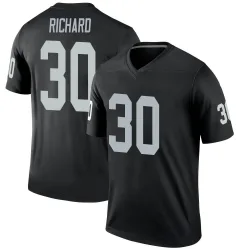 Men's Jalen Richard Las Vegas Raiders No.30 Legend Jersey - Black