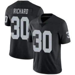 Men's Jalen Richard Las Vegas Raiders No.30 Limited Team Color Vapor Untouchable Jersey - Black