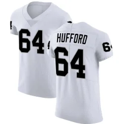 Men's Jarrod Hufford Las Vegas Raiders No.64 Elite Vapor Untouchable Jersey - White