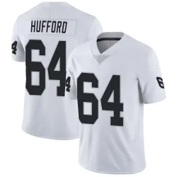 Men's Jarrod Hufford Las Vegas Raiders No.64 Limited Vapor Untouchable Jersey - White