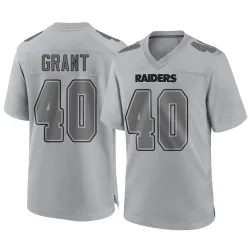 Men's Jaydon Grant Las Vegas Raiders No.40 Game Atmosphere Fashion Jersey - Gray