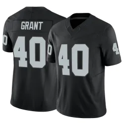Men's Jaydon Grant Las Vegas Raiders No.40 Limited Vapor F.U.S.E. Jersey - Black