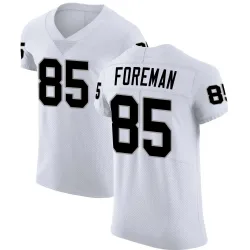 Men's Jeff Foreman Las Vegas Raiders No.85 Elite Vapor Untouchable Jersey - White
