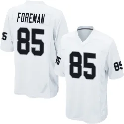 Men's Jeff Foreman Las Vegas Raiders No.85 Game Jersey - White