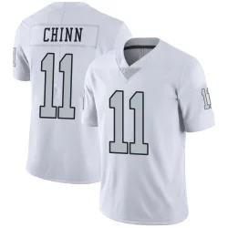 Men's Jeremy Chinn Las Vegas Raiders No.11 Limited Color Rush Jersey - White