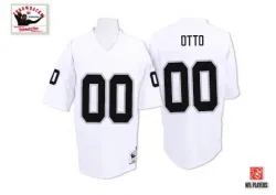 Men's Jim Otto Las Vegas Raiders No.00 Authentic Throwback Jersey - White