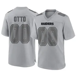 Men's Jim Otto Las Vegas Raiders No.00 Game Atmosphere Fashion Jersey - Gray