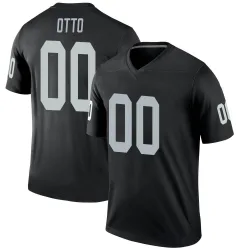 Men's Jim Otto Las Vegas Raiders No.00 Legend Jersey - Black