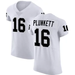 Men's Jim Plunkett Las Vegas Raiders No.16 Elite Vapor Untouchable Jersey - White