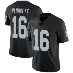 Men's Jim Plunkett Las Vegas Raiders No.16 Limited Team Color Vapor Untouchable Jersey - Black