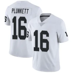 Men's Jim Plunkett Las Vegas Raiders No.16 Limited Vapor Untouchable Jersey - White