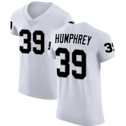 Men's John Humphrey Las Vegas Raiders No.39 Elite Vapor Untouchable Jersey - White