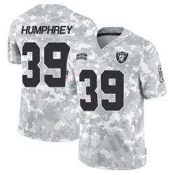 Men's John Humphrey Las Vegas Raiders No.39 Limited 2024 Salute to Service Jersey - Arctic Camo