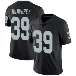 Men's John Humphrey Las Vegas Raiders No.39 Limited Team Color Vapor Untouchable Jersey - Black