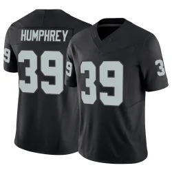 Men's John Humphrey Las Vegas Raiders No.39 Limited Vapor F.U.S.E. Jersey - Black