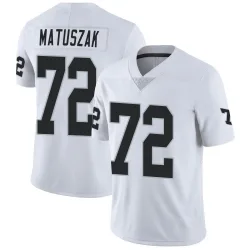 Men's John Matuszak Las Vegas Raiders No.72 Limited Vapor Untouchable Jersey - White