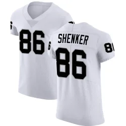 Men's John Samuel Shenker Las Vegas Raiders No.86 Elite Vapor Untouchable Jersey - White