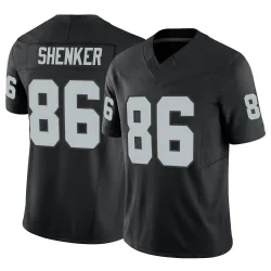 Men's John Samuel Shenker Las Vegas Raiders No.86 Limited Vapor F.U.S.E. Jersey - Black