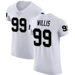 Men's Jordan Willis Las Vegas Raiders No.99 Elite Vapor Untouchable Jersey - White