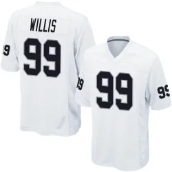 Men's Jordan Willis Las Vegas Raiders No.99 Game Jersey - White