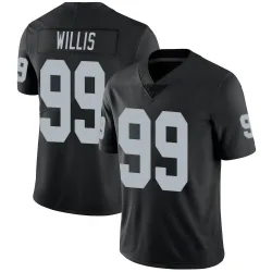 Men's Jordan Willis Las Vegas Raiders No.99 Limited Team Color Vapor Untouchable Jersey - Black