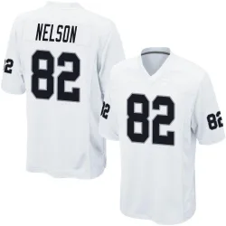 Men's Jordy Nelson Las Vegas Raiders No.82 Game Jersey - White