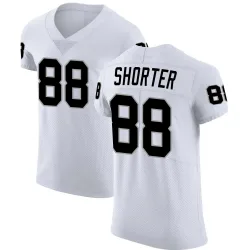Men's Justin Shorter Las Vegas Raiders No.88 Elite Vapor Untouchable Jersey - White