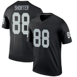 Men's Justin Shorter Las Vegas Raiders No.88 Legend Jersey - Black