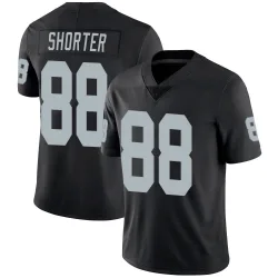 Men's Justin Shorter Las Vegas Raiders No.88 Limited Team Color Vapor Untouchable Jersey - Black