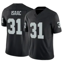 Men's Keenan Isaac Las Vegas Raiders No.31 Limited Vapor F.U.S.E. Jersey - Black