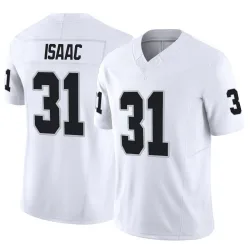 Men's Keenan Isaac Las Vegas Raiders No.31 Limited Vapor F.U.S.E. Jersey - White