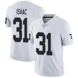 Men's Keenan Isaac Las Vegas Raiders No.31 Limited Vapor Untouchable Jersey - White