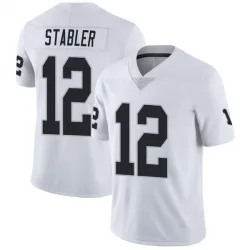 Men's Ken Stabler Las Vegas Raiders No.12 Limited Vapor Untouchable Jersey - White