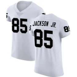 Men's Ketron Jackson Jr. Las Vegas Raiders No.85 Elite Vapor Untouchable Jersey - White