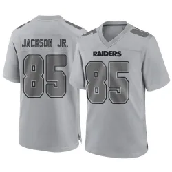 Men's Ketron Jackson Jr. Las Vegas Raiders No.85 Game Atmosphere Fashion Jersey - Gray