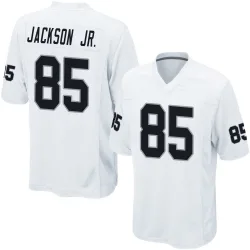 Men's Ketron Jackson Jr. Las Vegas Raiders No.85 Game Jersey - White