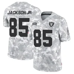 Men's Ketron Jackson Jr. Las Vegas Raiders No.85 Limited 2024 Salute to Service Jersey - Arctic Camo