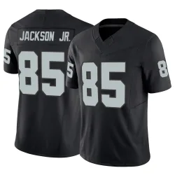 Men's Ketron Jackson Jr. Las Vegas Raiders No.85 Limited Vapor F.U.S.E. Jersey - Black