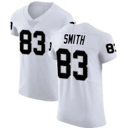 Men's Key'Shawn Smith Las Vegas Raiders No.83 Elite Vapor Untouchable Jersey - White