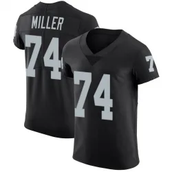 Men's Kolton Miller Las Vegas Raiders No.74 Elite Team Color Vapor Untouchable Jersey - Black